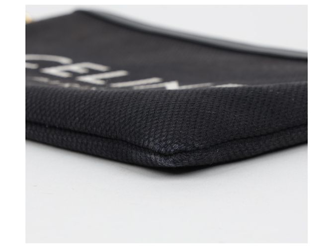 Pochette Céline Logo Marrón Algodón - vista 10