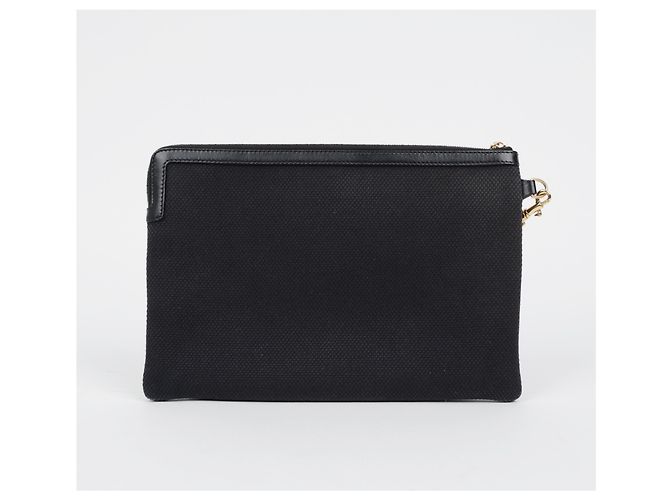 Pochette Céline Logo Marrón Algodón - vista 4