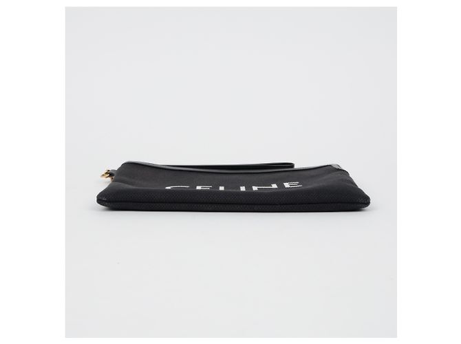 Pochette Céline Logo Marrón Algodón - vista 6