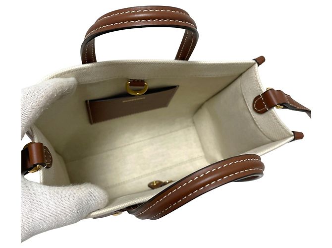 Burberry Borsa Freya Mini Tote e Borsa a Tracolla - vista 5
