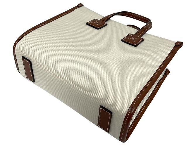 Burberry Borsa Freya Mini Tote e Borsa a Tracolla - vista 6