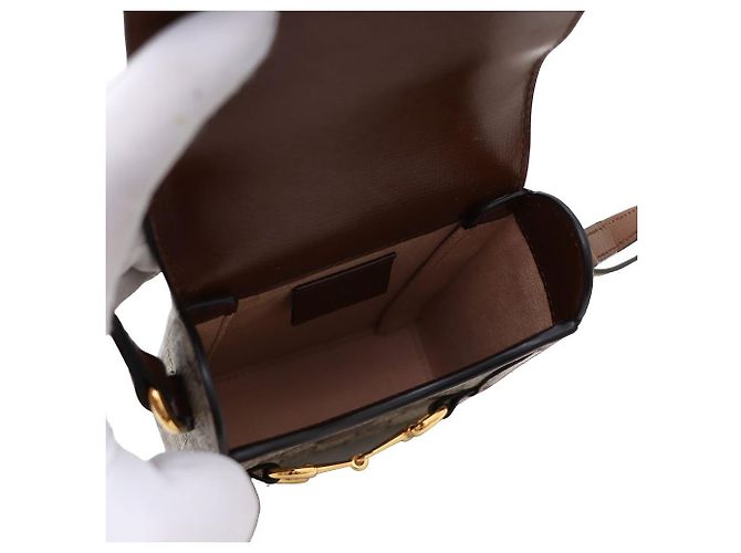 Gucci Mini Borsa a Spalla e Borsa a Tracolla Horsebit - vista 8