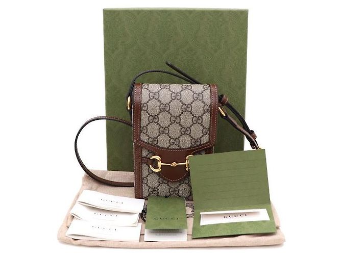 Gucci Mini Borsa a Spalla e Borsa a Tracolla Horsebit - vista 9