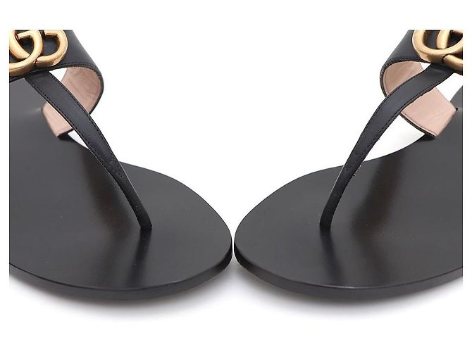 Gucci Sandali Flip Flop da donna GG Marmont Decorative T-Strap - vista 5
