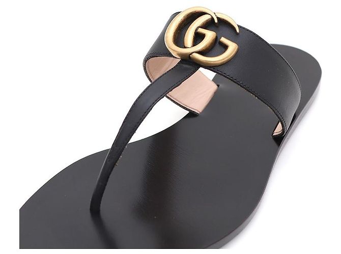 Gucci Sandali Flip Flop da donna GG Marmont Decorative T-Strap - vista 6