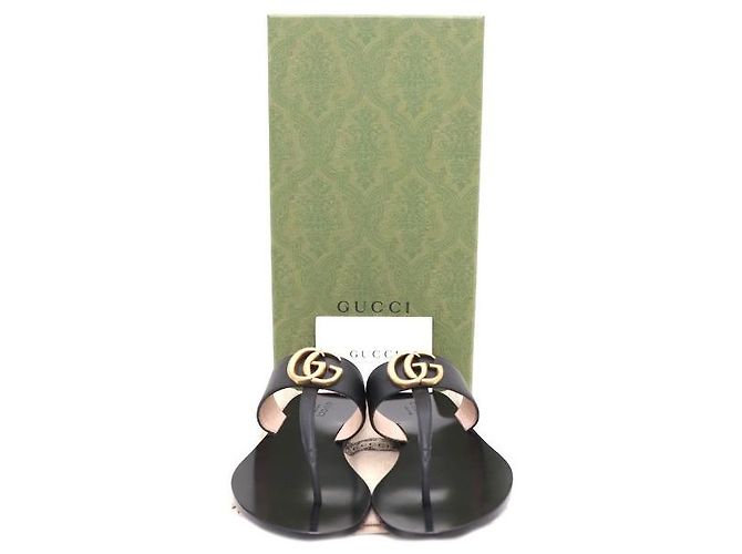 Gucci Sandali Flip Flop da donna GG Marmont Decorative T-Strap - vista 7