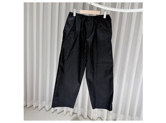 Prada Pantaloni in misto nylon con logo Triangle - vista 2