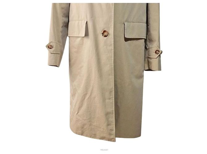 Gabardina Burberry beige de algodón - vista 4