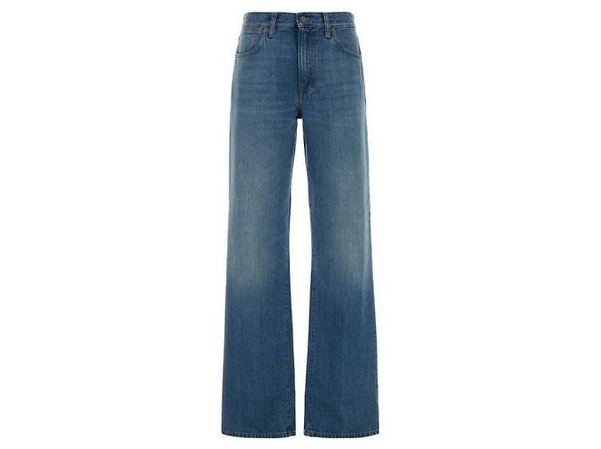 Gucci Pantalones de denim de algodón lavado blanqueado - vista 2