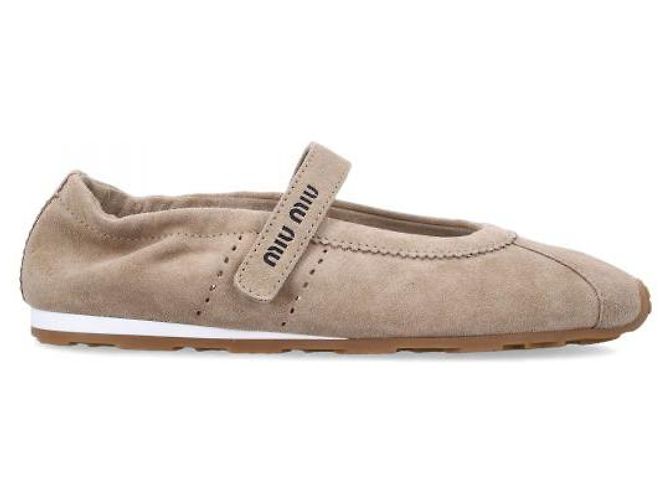 Miu Miu Ballerine Plume Suede - vista 2