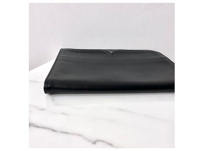 Prada Pochette Saffiano Black - vista 10