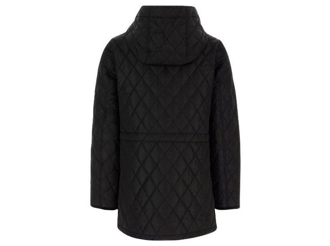 Burberry Steppparka aus Nylon Schwarz Sand - vista 3
