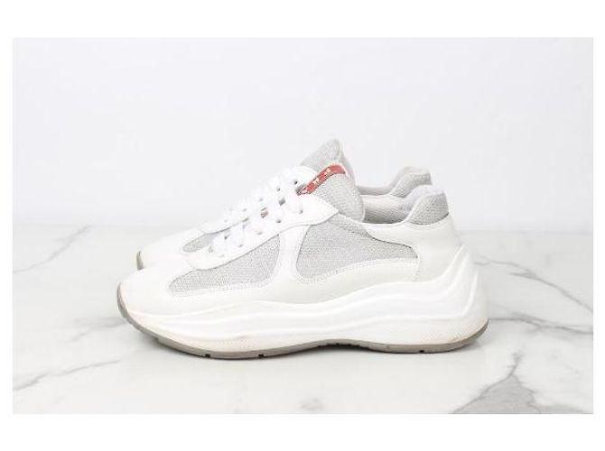 Prada America Cup Sneaker White Silver - Ansicht 3