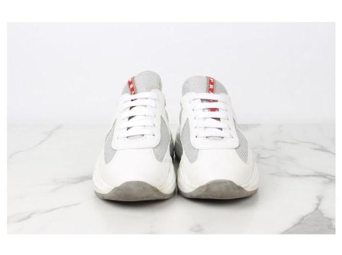 Prada America Cup Sneaker White Silver - Ansicht 5