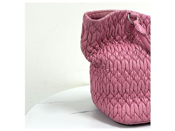 Miu Miu Borsa Tote a Spalla Matelassé con Cristalli - vista 12