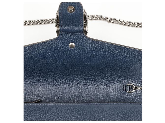 Gucci Borsa a tracolla Dionysus Small in pelle Navy - vista 12