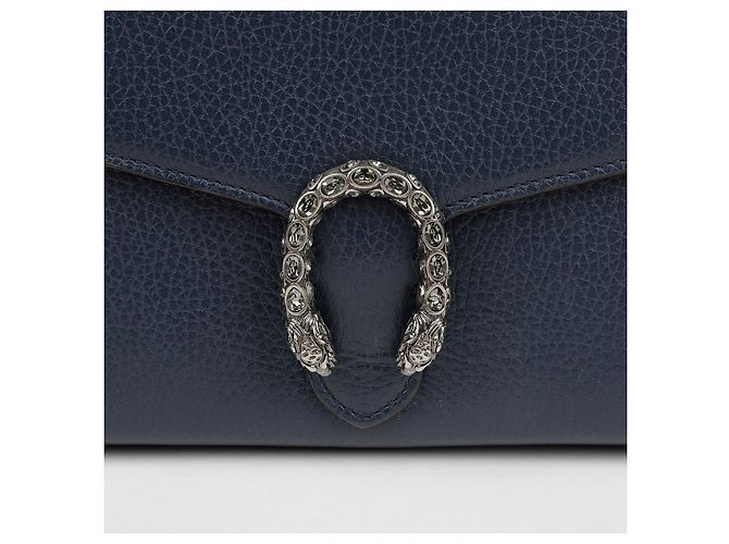 Gucci Borsa a tracolla Dionysus Small in pelle Navy - vista 2