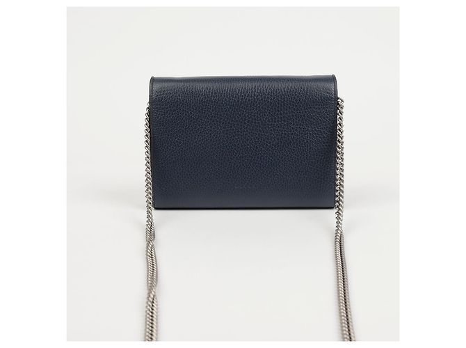 Gucci Borsa a tracolla Dionysus Small in pelle Navy - vista 4