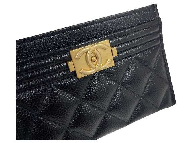 Chanel Tarjetero Caviar Boy - vista 3