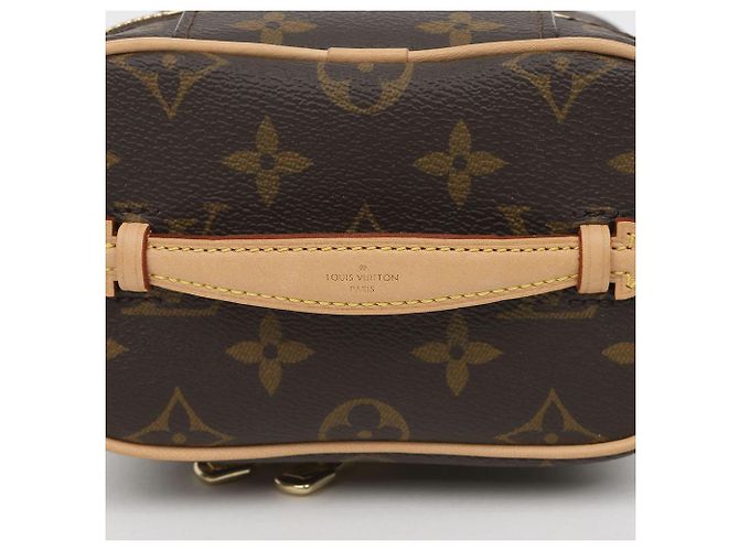 Louis Vuitton Nano Cosmetic Pouch Marrone Coated Canvas - vista 6