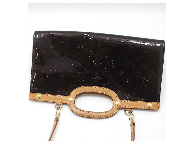Louis Vuitton Borsa a tracolla Monogram Vernis Amarante Luxbury Rocksbury - vista 4