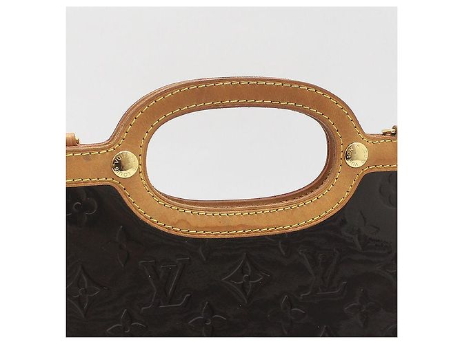 Louis Vuitton Borsa a tracolla Monogram Vernis Amarante Luxbury Rocksbury - vista 7