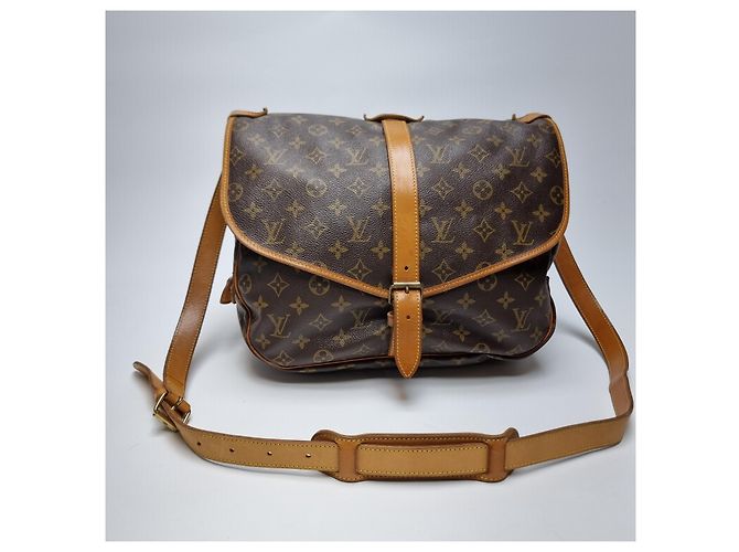 Louis Vuitton Borsa a tracolla Monogram Saumur - vista 4