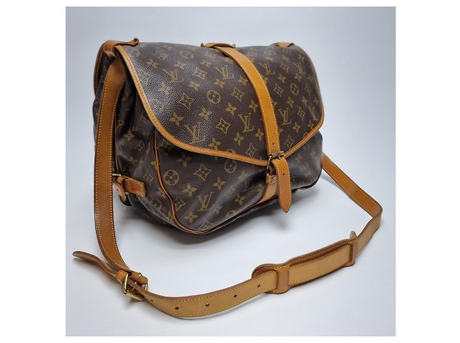 Louis Vuitton Borsa a tracolla Monogram Saumur - vista 5