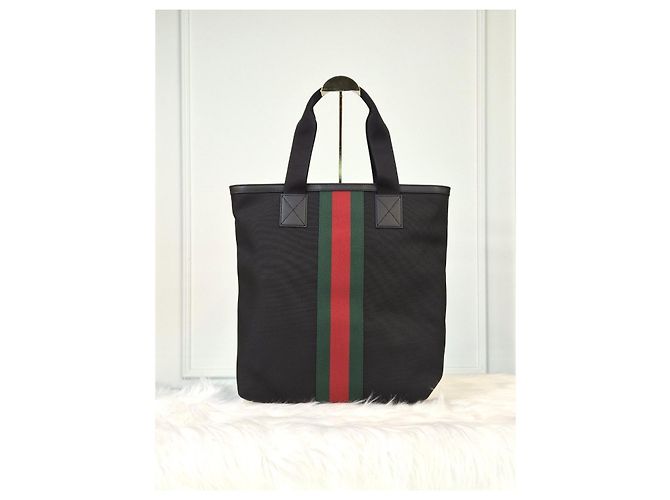 Gucci Sac cabas en toile GG Stripe - vue 3