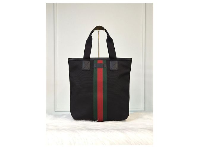 Gucci Sac cabas en toile GG Stripe - vue 4
