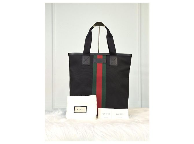 Gucci Sac cabas en toile GG Stripe - vue 5