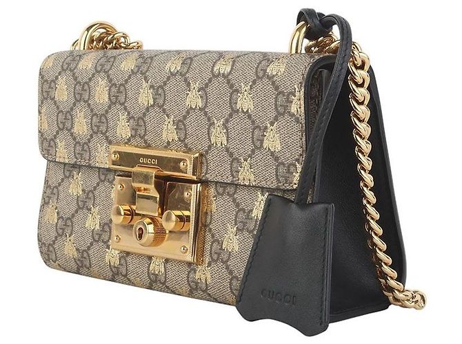 Gucci Supreme Padlock Small Shoulder Bag - vista 2