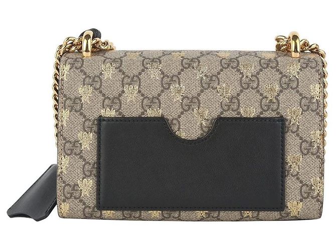 Gucci Supreme Padlock Small Shoulder Bag - vista 3