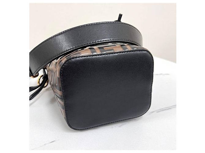 Fendi Borsa Crossbody Montresor FF Mini Bucket Bag - vista 12