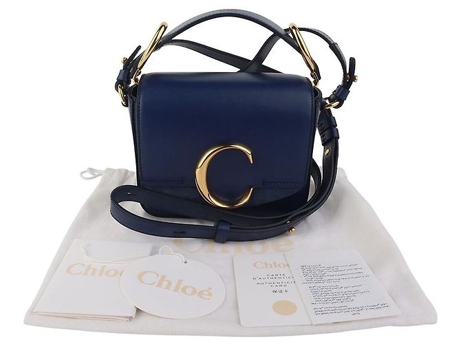 Chloé Mini Borsa a Tracolla Dorata - vista 8