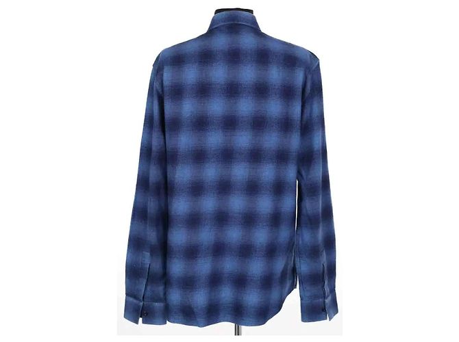 Camicia Givenchy in cotone blu - vista 4