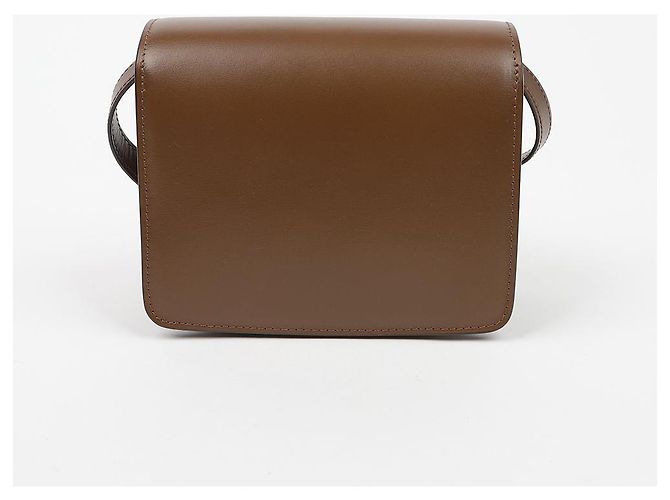 Céline Borsa a tracolla piccola in pelle Classic Box Camel - vista 4