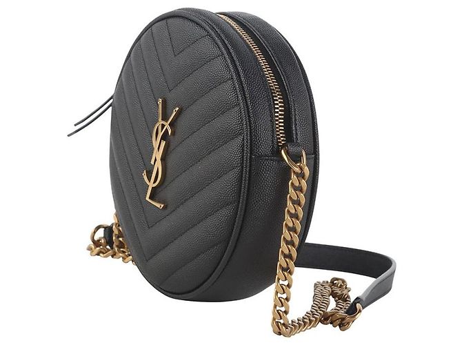 Autre Marque Monogram Chevron Vinyl Runde Camera Bag - Ansicht 2