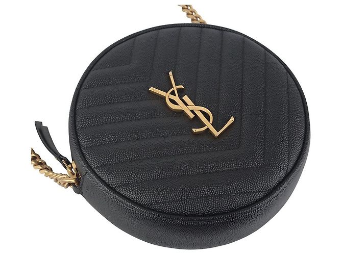 Autre Marque Monogram Chevron Vinyl Runde Camera Bag - Ansicht 5