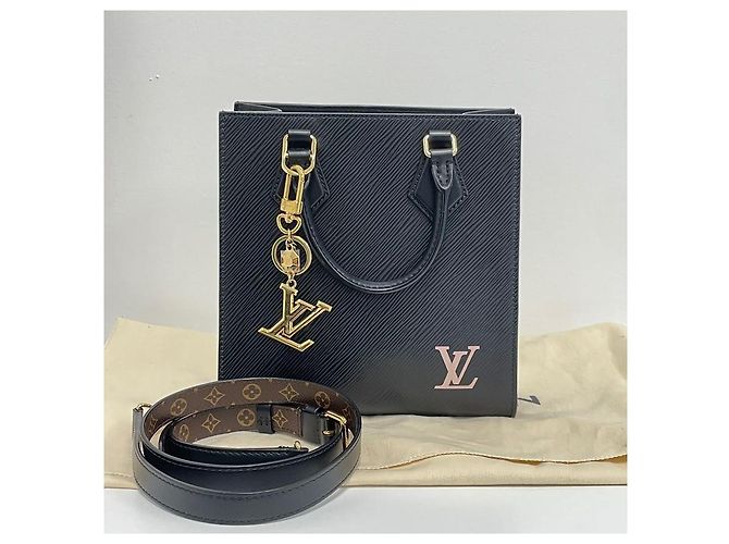 Louis Vuitton Sac Plat BB Epi Nero in Pelle - vista 2