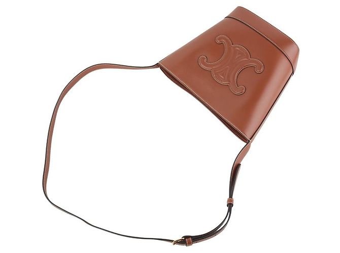Céline Borsa a secchiello crossbody Triomphe - vista 4
