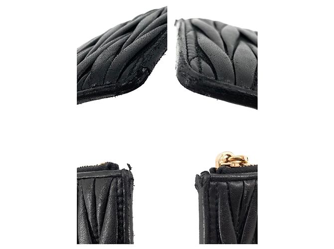 Miu Miu Kartenetui mit goldenem Logo - Ansicht 7