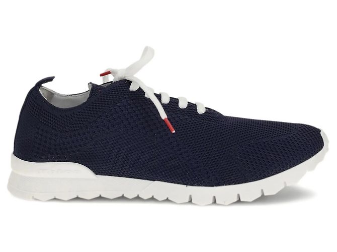 Sneakers Kiton Knit Fit Blu Navy - vista 2