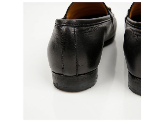 Gucci Mocassino in pelle Horsebit Nero - vista 10