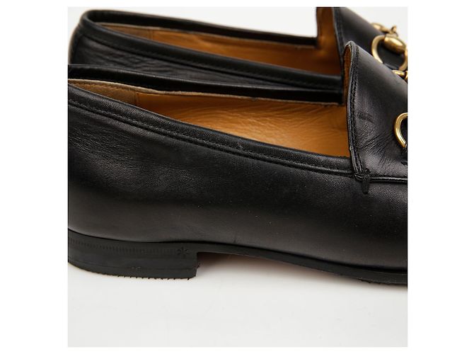 Gucci Mocassino in pelle Horsebit Nero - vista 3