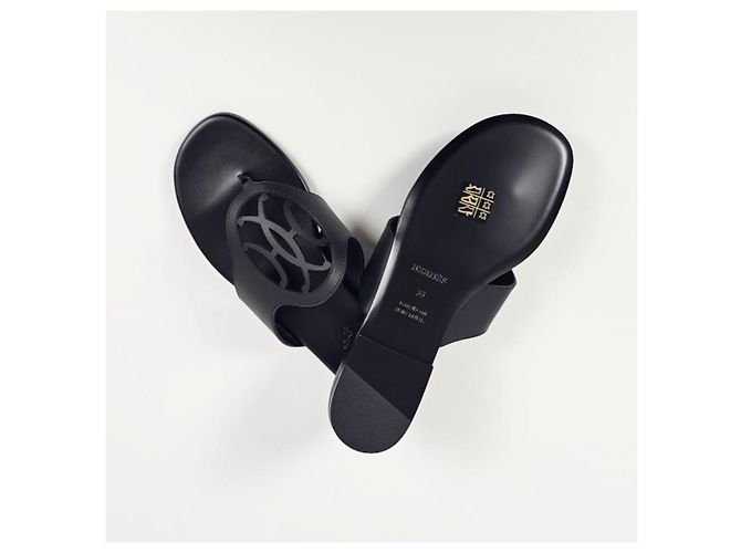 Hermès Sandali ciabatte da donna Noir - vista 12
