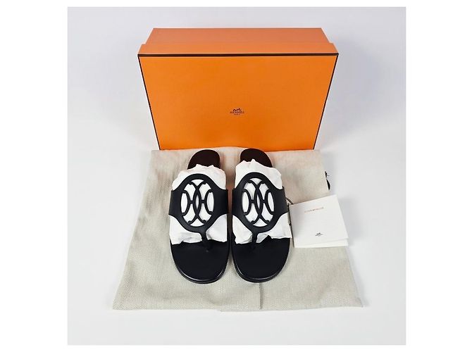 Hermès Sandali ciabatte da donna Noir - vista 16