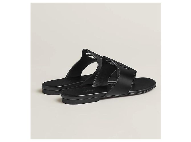 Hermès Sandali ciabatte da donna Noir - vista 5