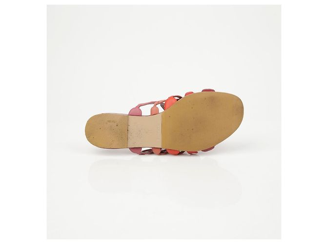 Sandali Talassa Hermès in pelle marrone - vista 18