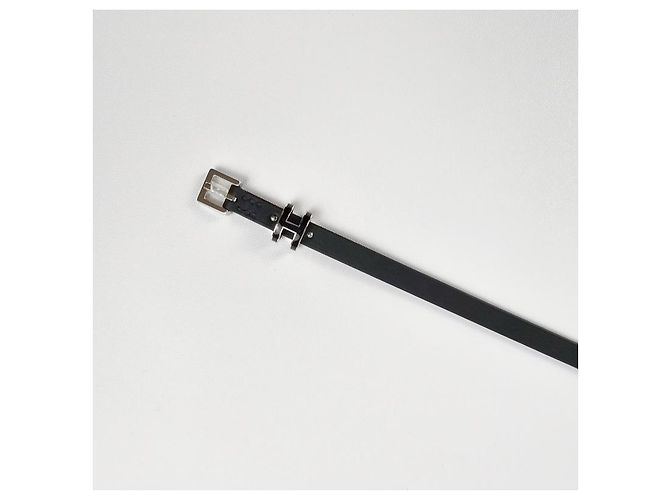 Hermès Bracciale Pop Double Tour da donna in pelle Noir - vista 8